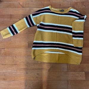 Pacsun multi colored stripe sweater.